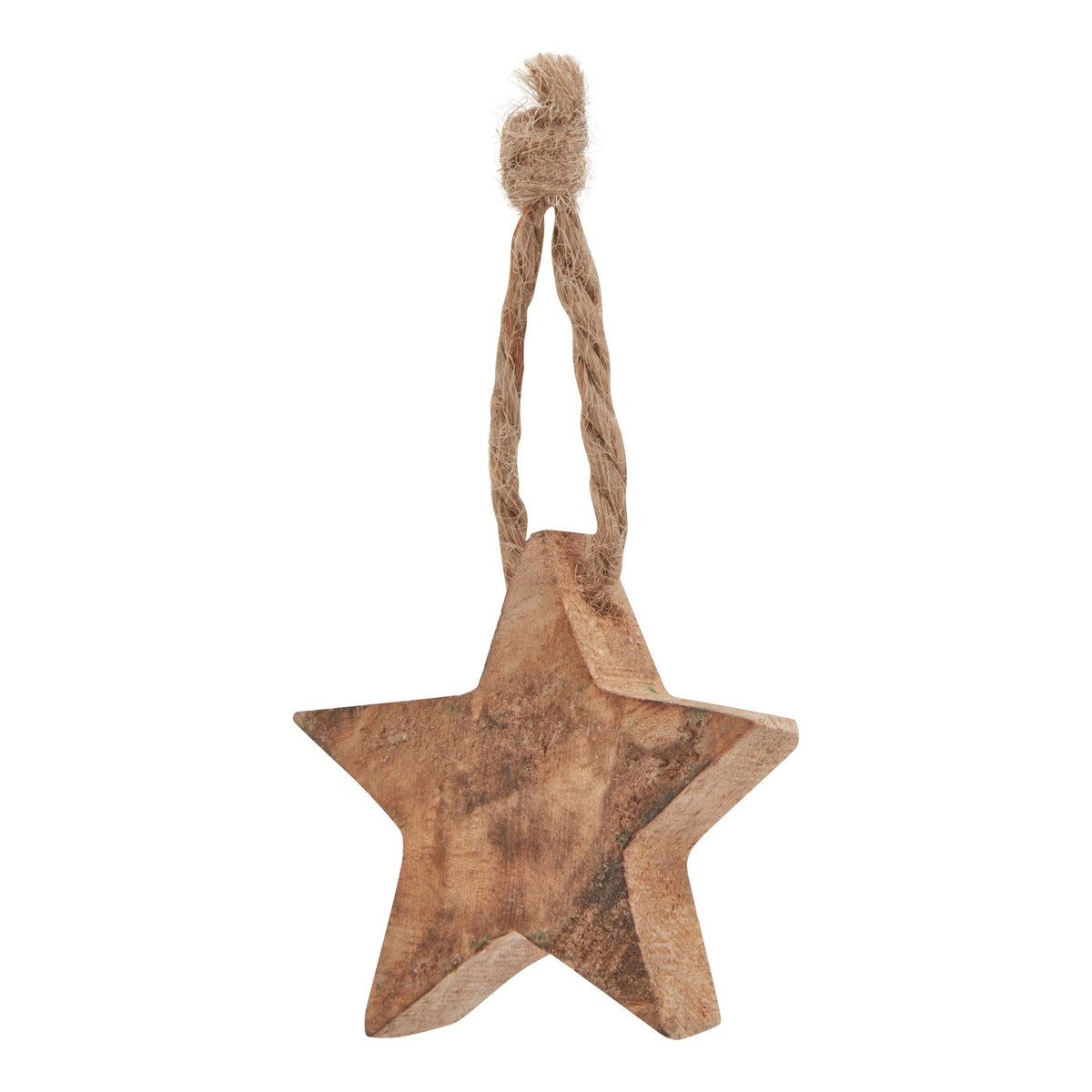 Pack Of 90 Wooden Star Hanging Decorations - view 3