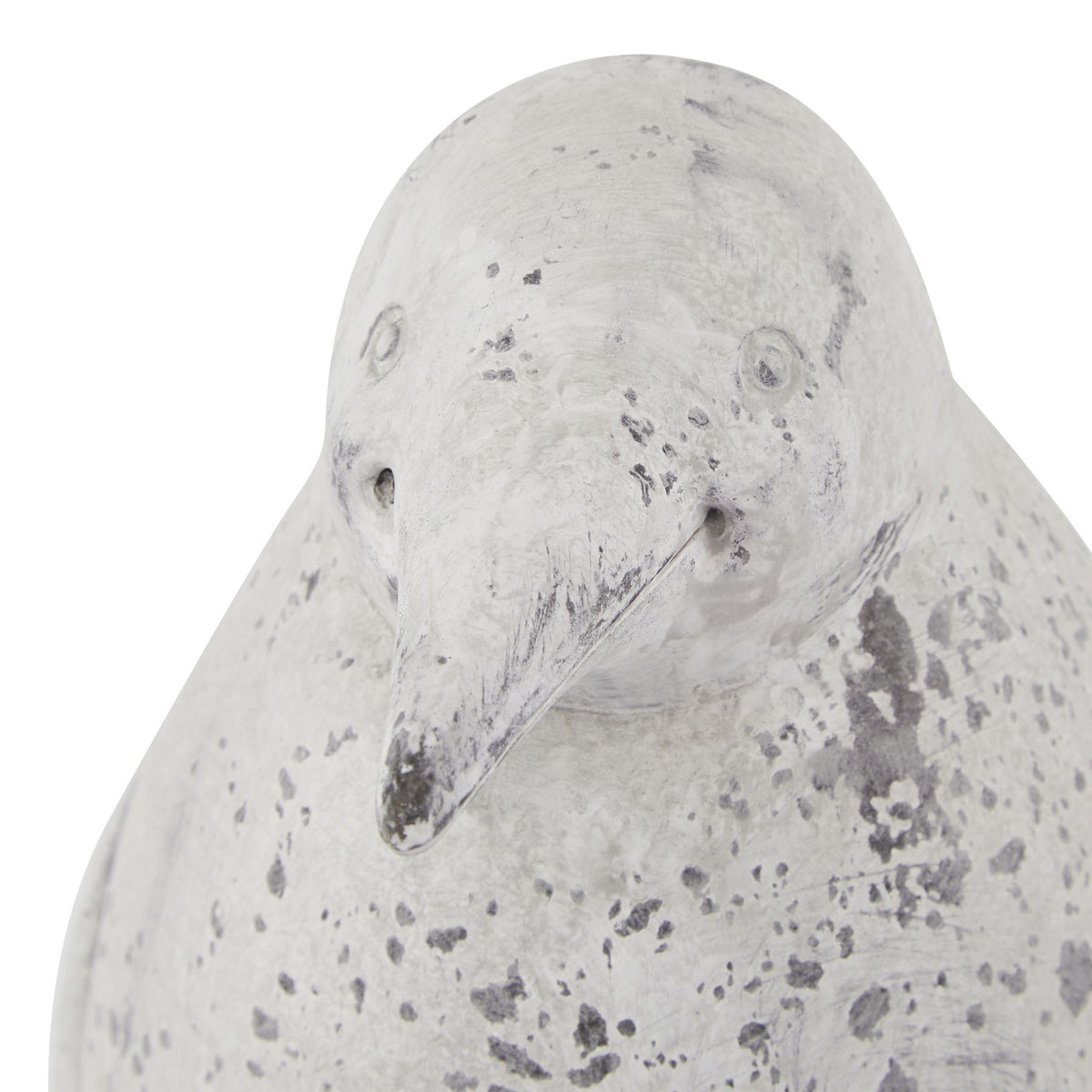 Medium Grey Stone Effect Penguin Statue - view 2