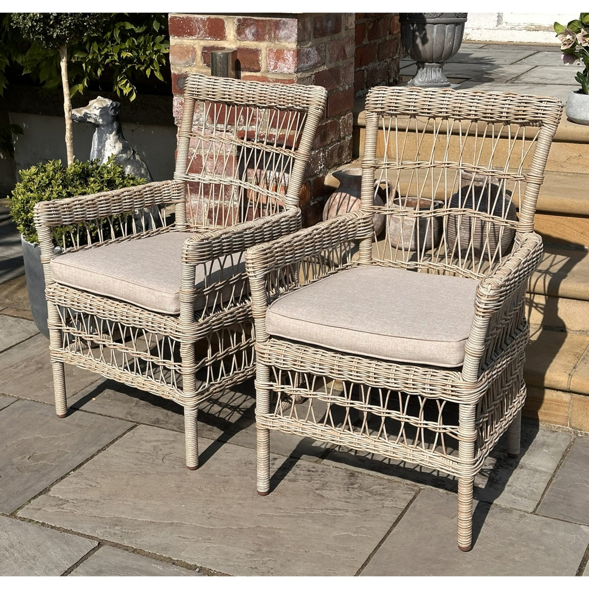 Provence Collection Outdoor Dining Chair - view 2
