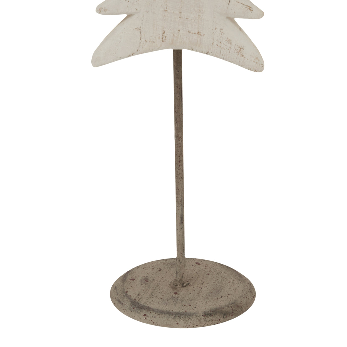 Medium Whitewashed Tall Tree on Stand - view 5