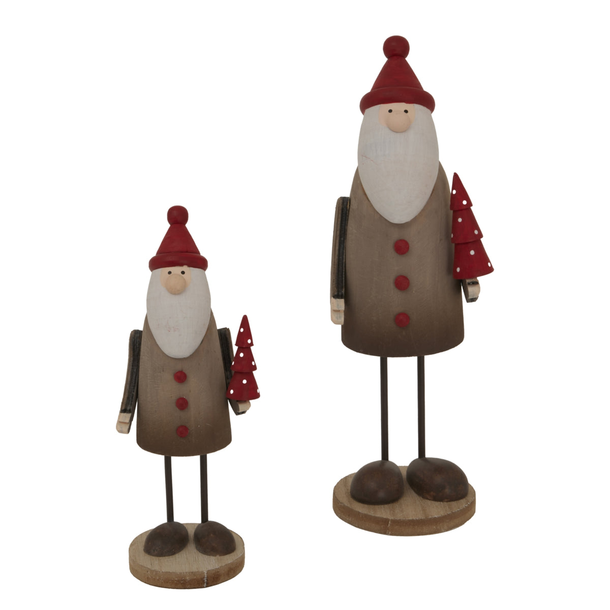 Large Rustic Tall Santa - view 3