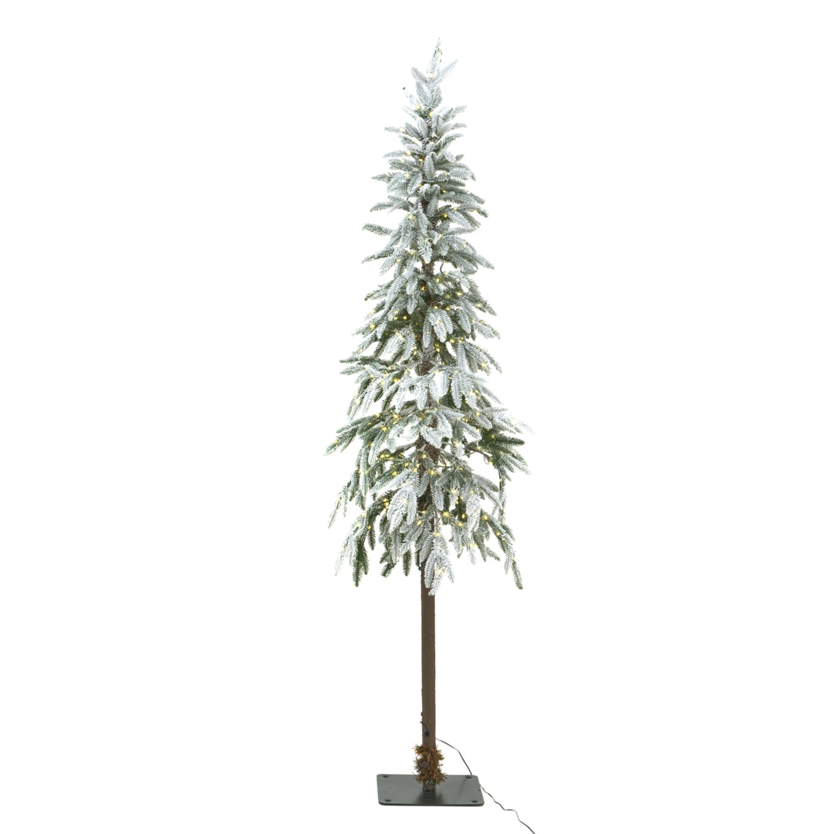 Large Snowy Woodland Pre-Lit 350 LED Christmas Tree - view 2