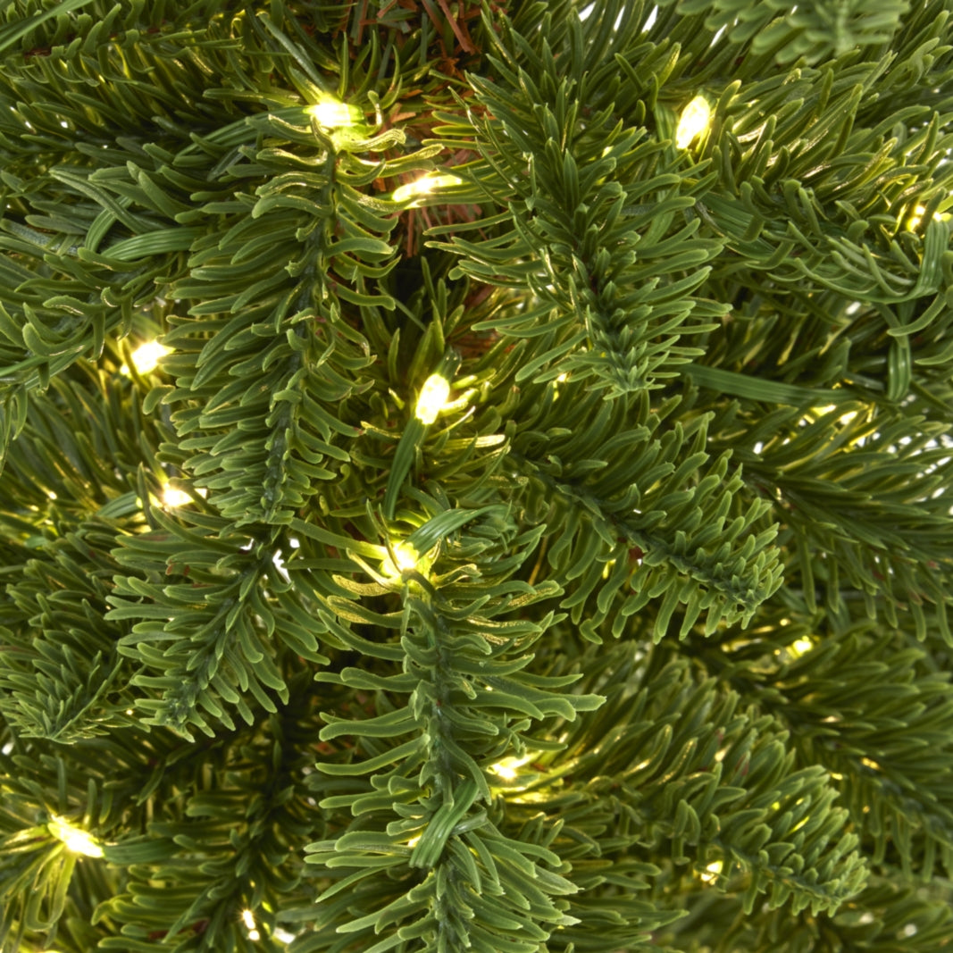 Medium Green Woodland Pre-Lit 200 LED Christmas Tree - view 3