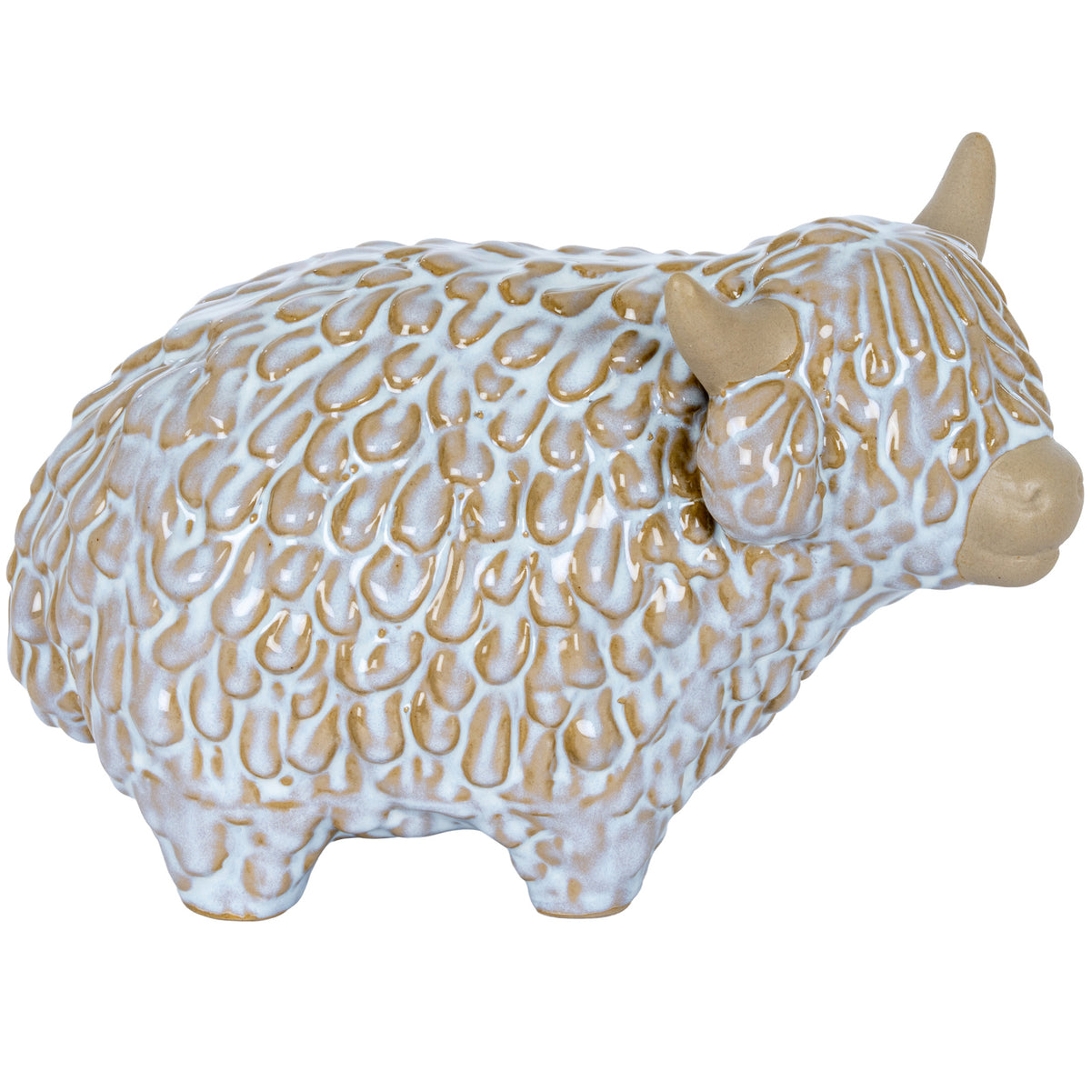 Medium Alora Ceramic Highland Cow - view 2