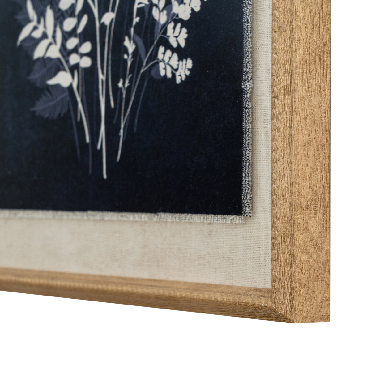 Flora & Fauna Collection Grove On Linen In Beaded Frame - view 2