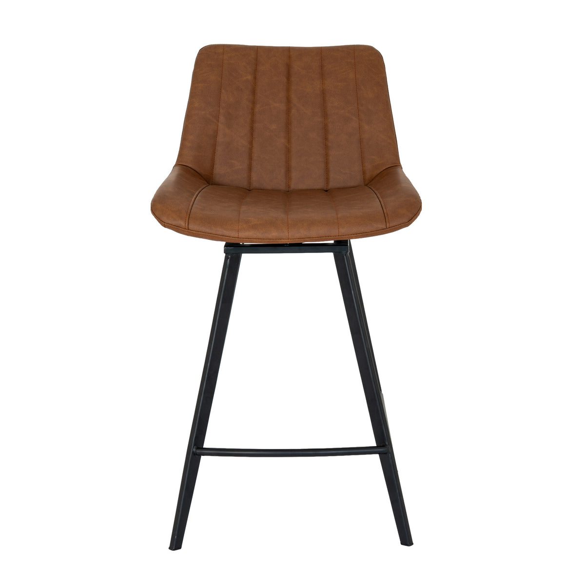 Malmo Tan Swivel Bar Stool - view 3