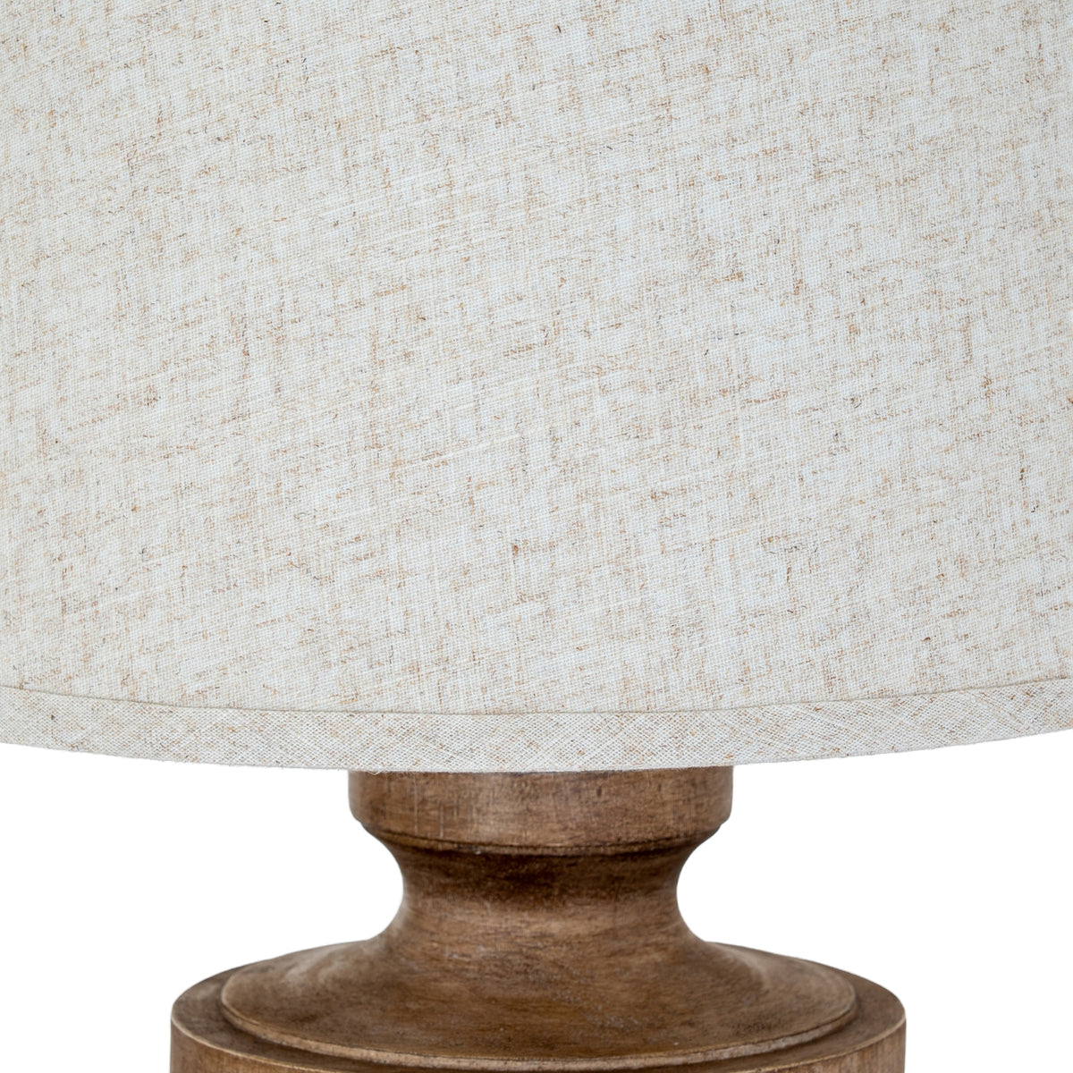 Tassora Table Lamp With Edged Linen Shade - view 3
