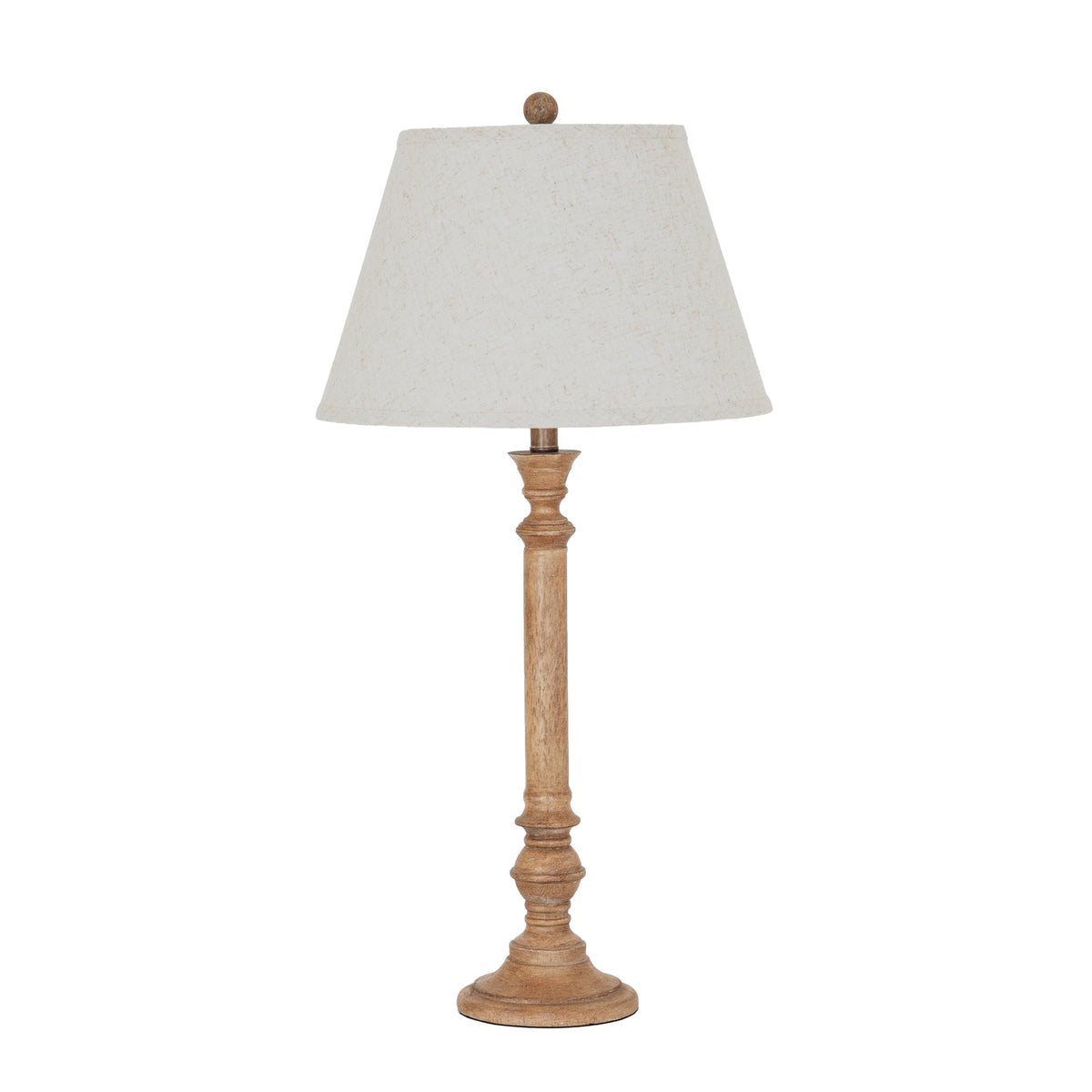 Solenne Table Lamp With Edged Linen Shade - view 2