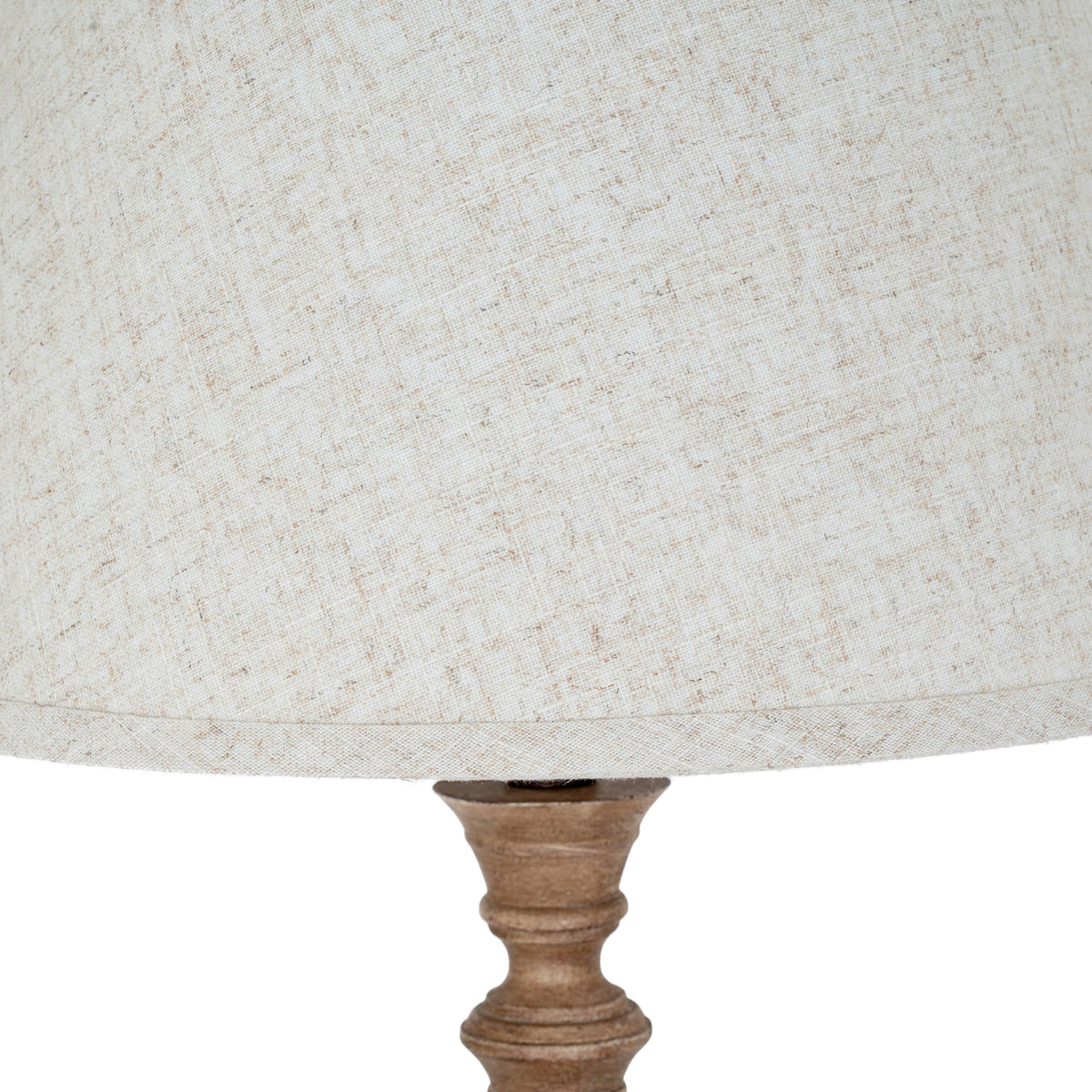 Solenne Table Lamp With Edged Linen Shade - view 4