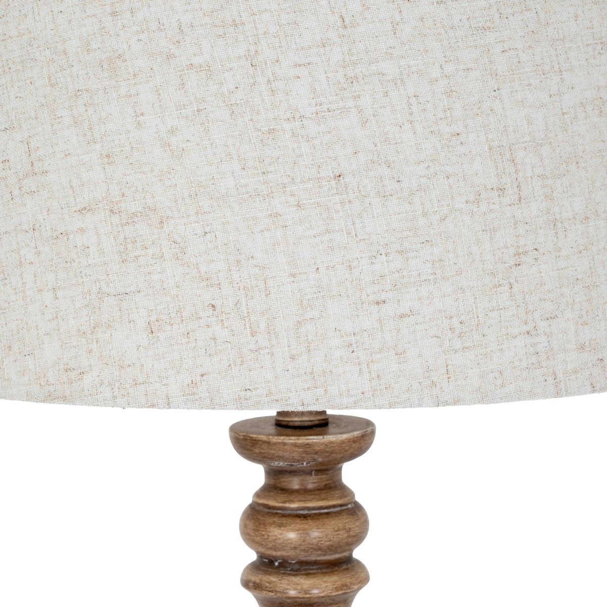 Seraphia Floor Lamp With Edged Linen Shade - view 4
