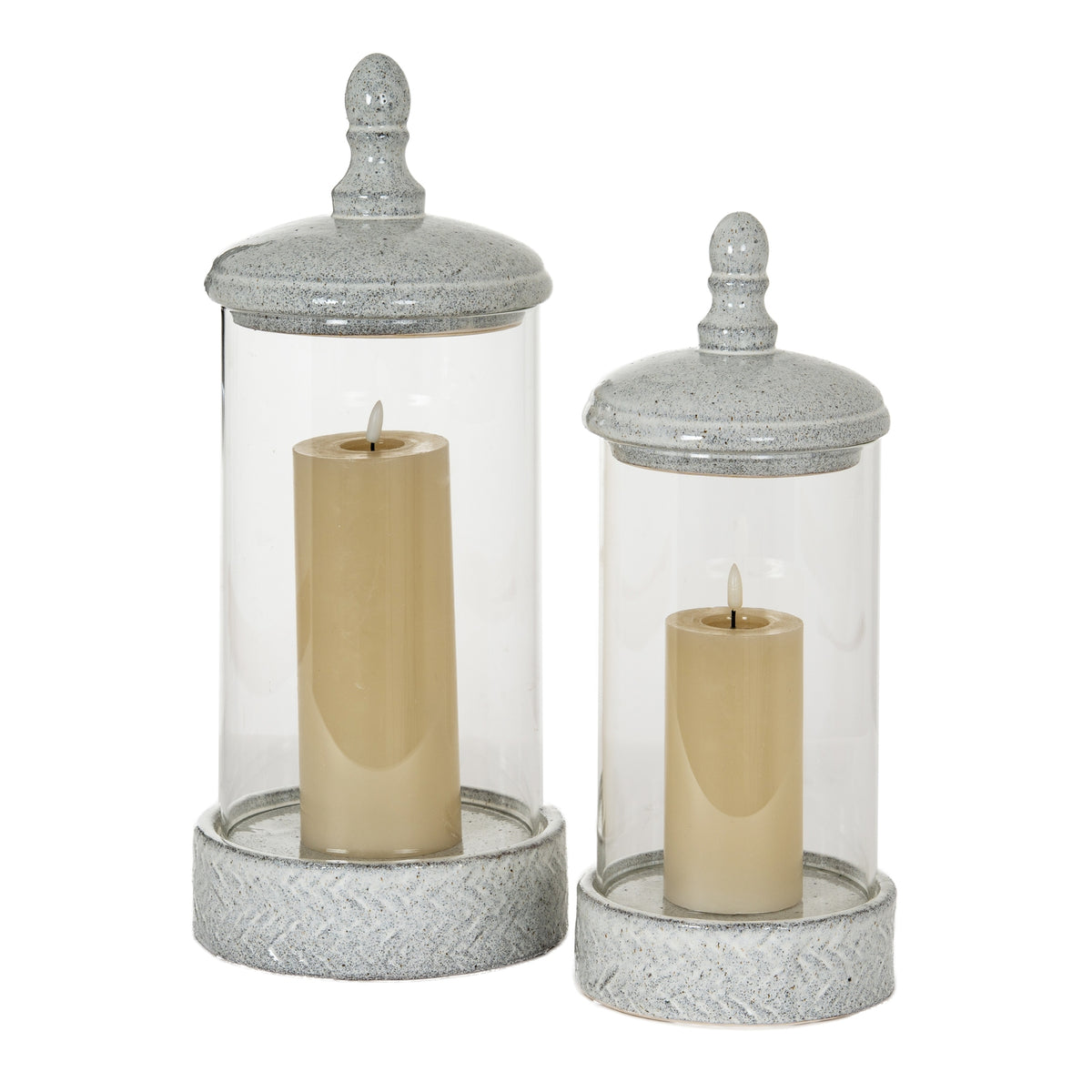 Sona Large Hurricane Lantern with Lid - view 5