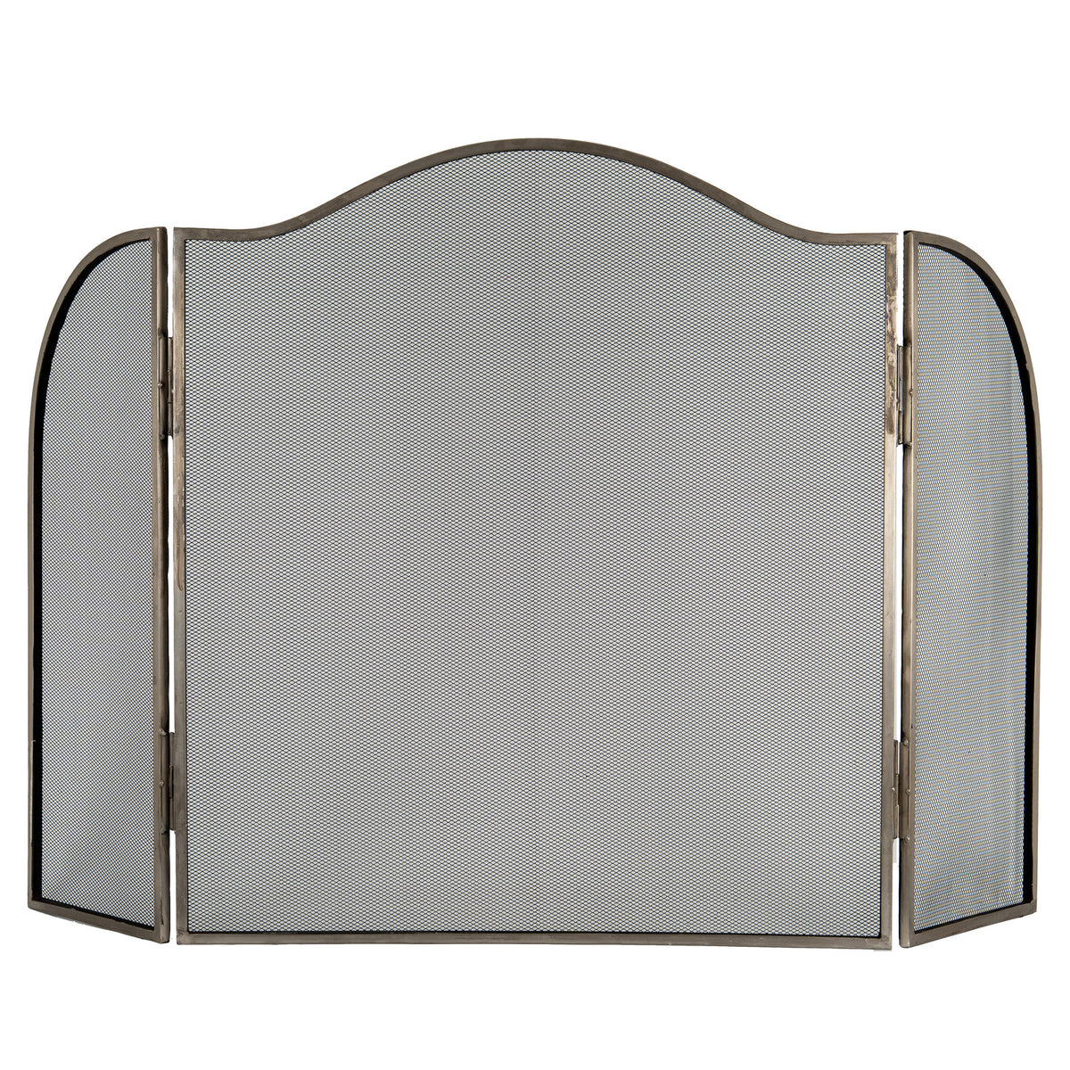 Antiqued Silver Large Fire Screen - view 2