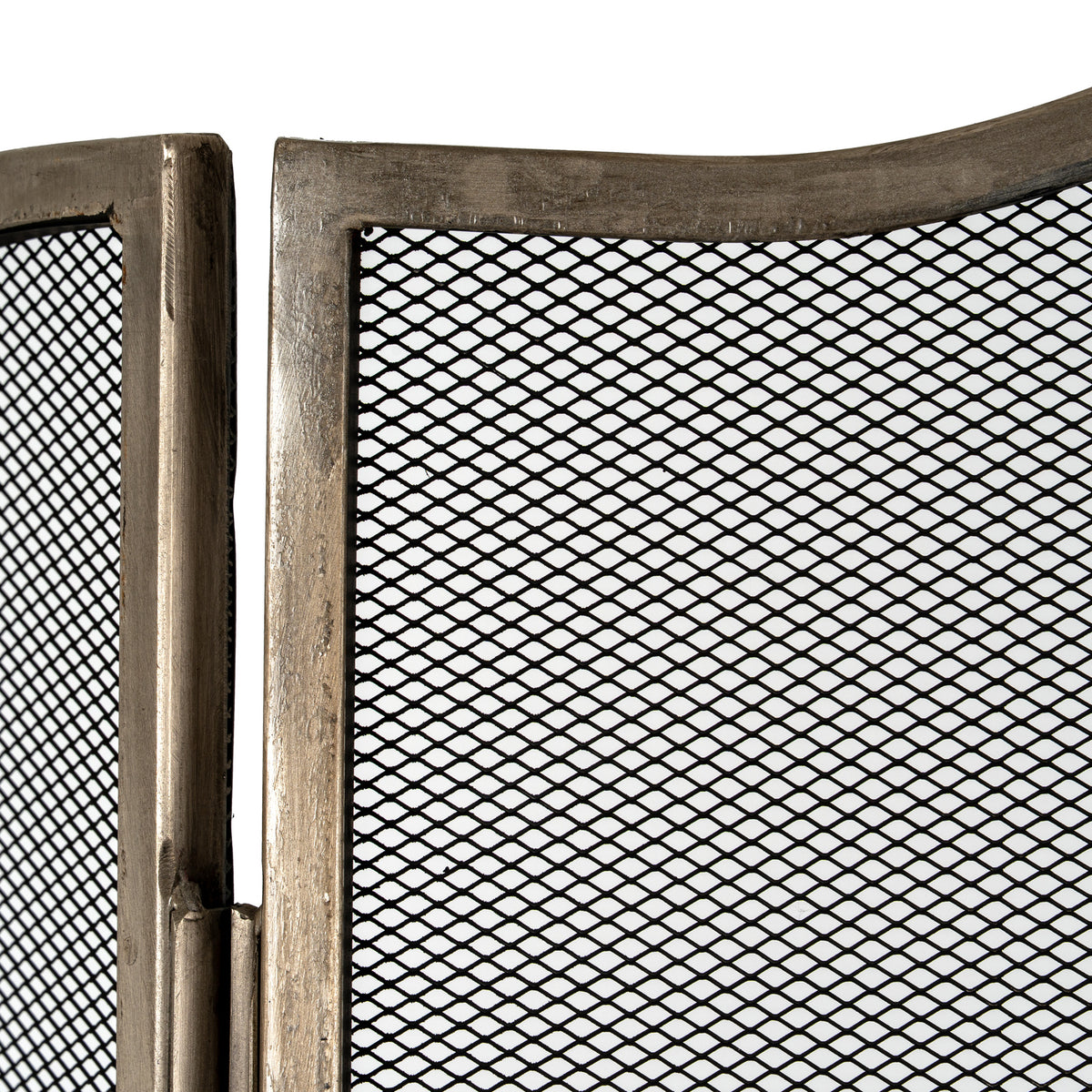 Antiqued Silver Large Fire Screen - view 3