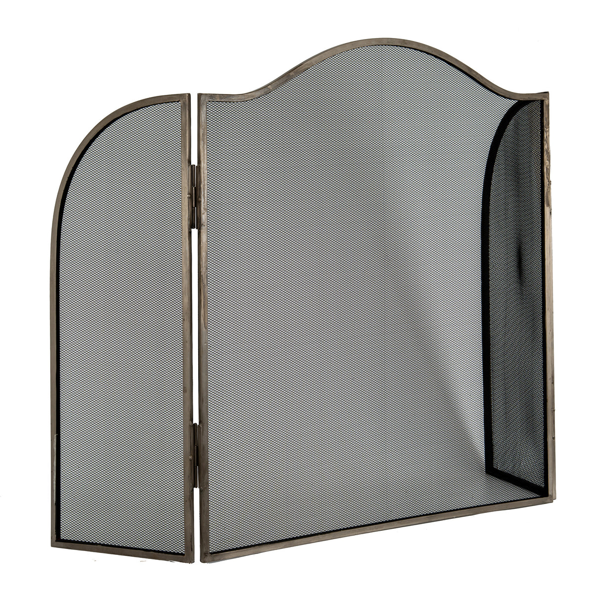 Antiqued Silver Large Fire Screen - view 4