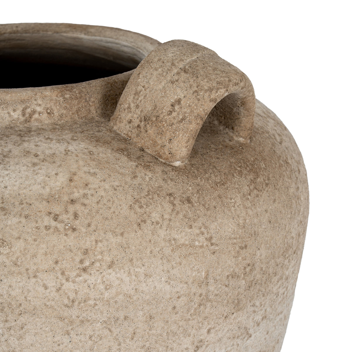 Terra Large Urn Vase With Handles - view 3