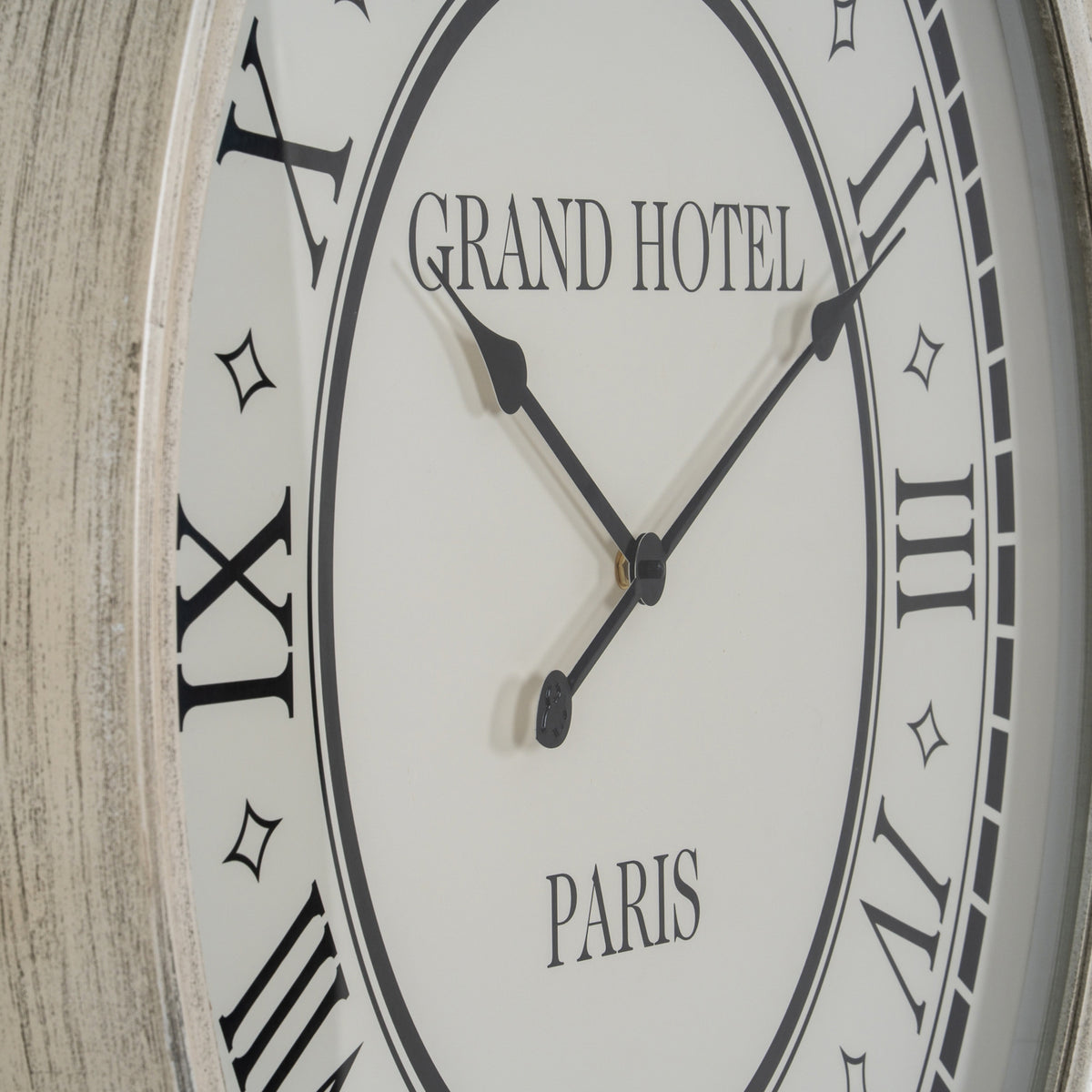 Hotel Paris Large Grey Clock With Glass - view 2