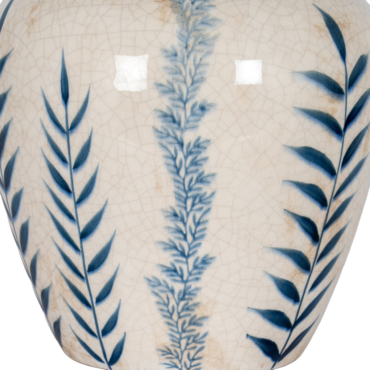 Small Blue Flora Olpe Vase - view 4