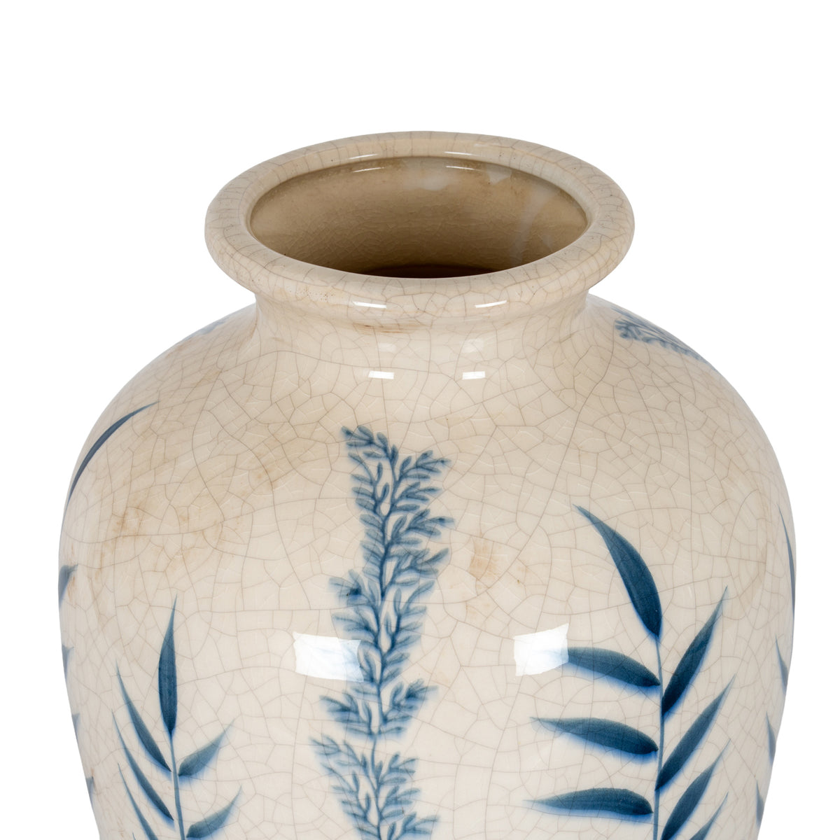 Classic Blue Flora Juniper Vase - view 3