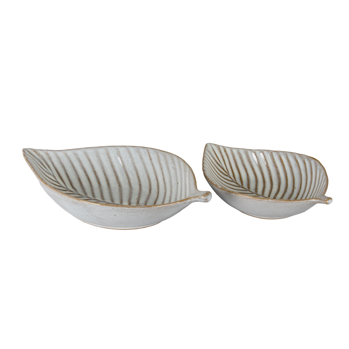 Alora Ceramic Elm Leaf Large Dish - view 4