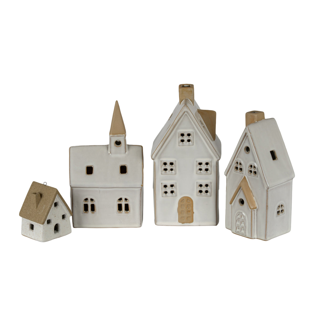 Alora Ceramic Church with LED Light - view 4
