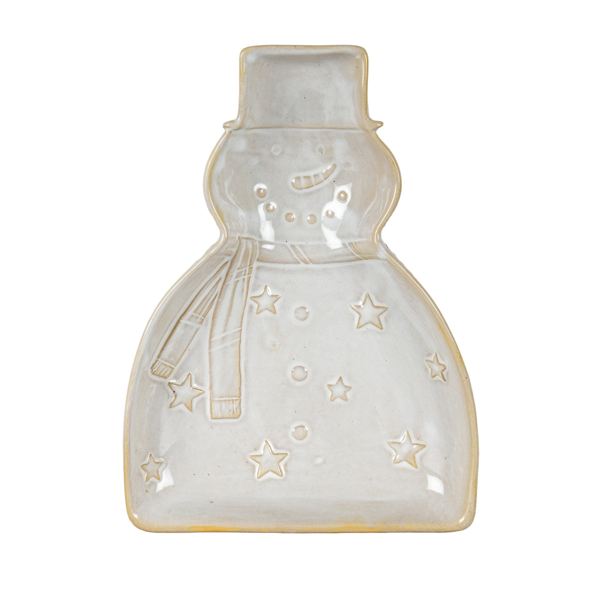 Alora Ceramic Snowman Dish - view 2