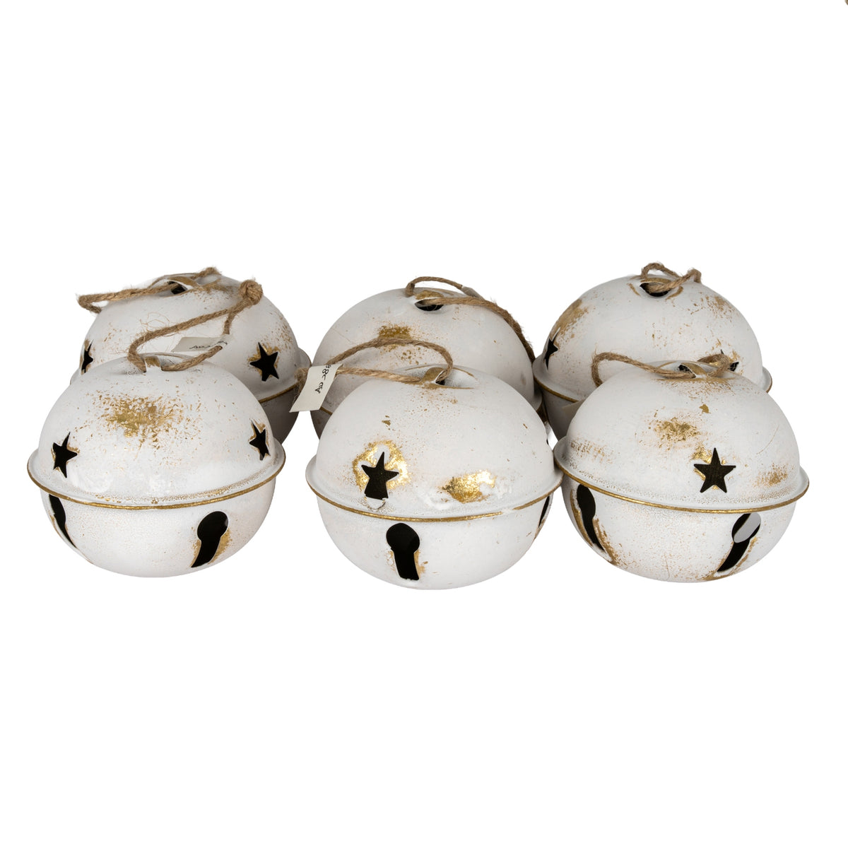 Twelve Metal Nordic Bells In Wooden Box - view 4