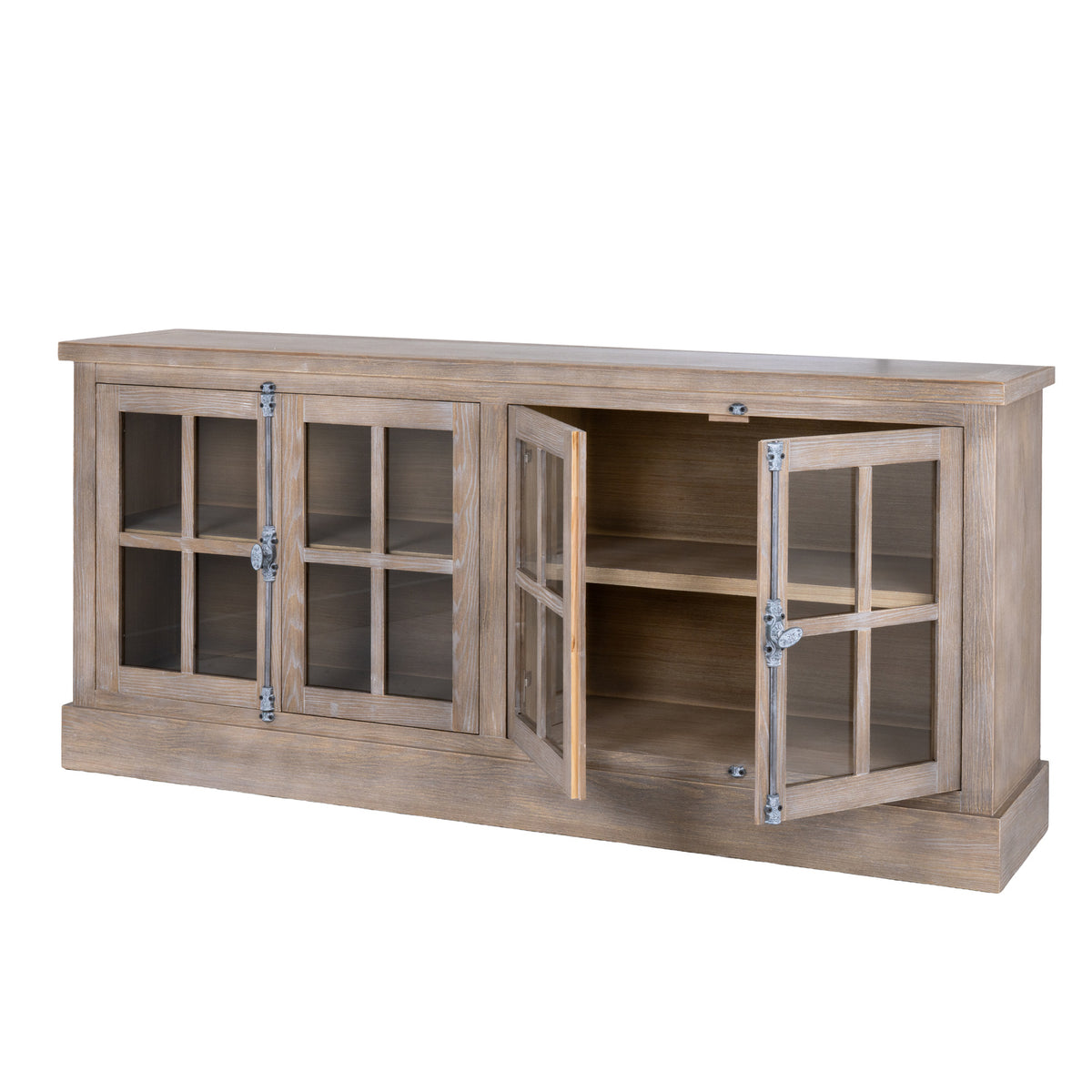 Haldon Collection 4 Door Glazed Sideboard - view 2