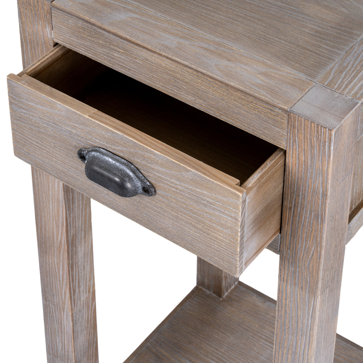 Haldon Collection Small 1 Drawer Lamp Table - view 4