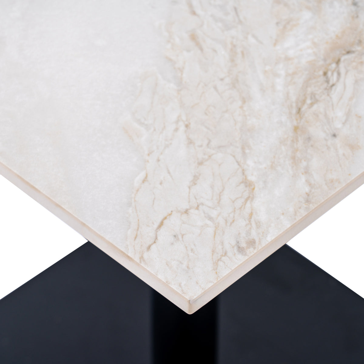 Romanby Stone Large Square Dining Table - view 2