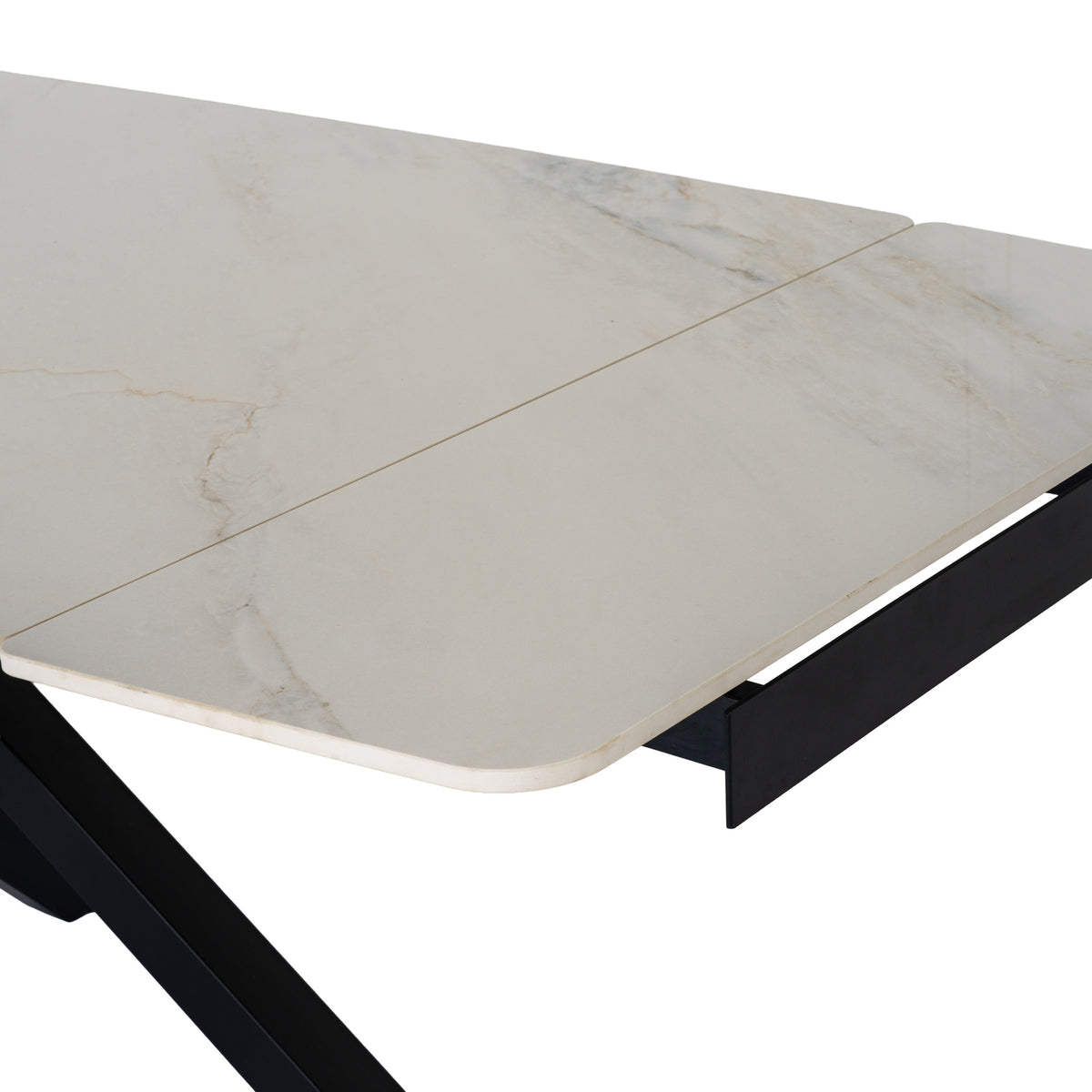 Romanby Stone Extending Dining Table - view 4