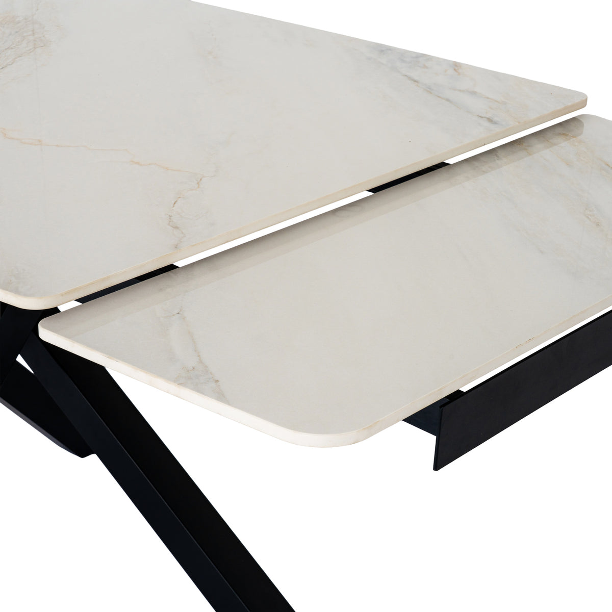 Romanby Stone Extending Dining Table - view 5