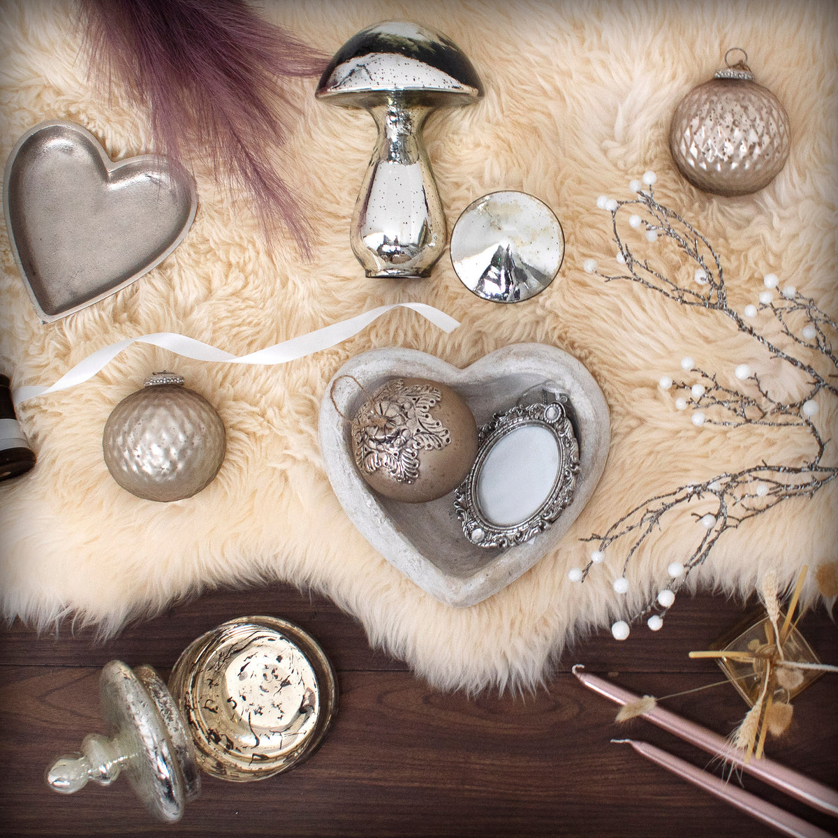 Deep Stone Heart Dish - view 3